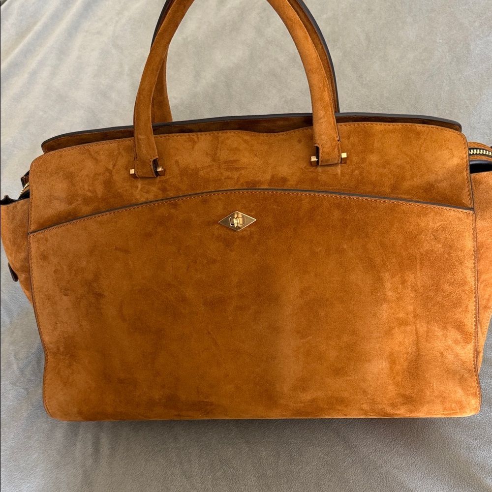Metier Tan Suede Private Eye Bag
